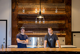 Matt Widmer and Keith Robinson at Wild Life Distillery (Photo courtesy Wild Life Distillery)