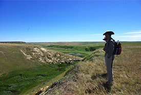 Ranch Sandstone, Crête de la rivière Milk, Alb. (Photo de CNC)