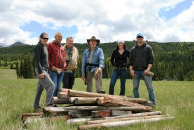 2011 Conservation Volunteers event, Fleming, Crowsnest Pass, Alberta (Photo by NCC)