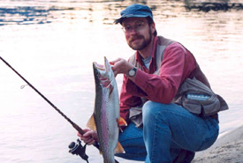 Steve Arndt, fisheries biologist (Photo by Janice Arndt)