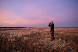Sunrise birding on Lake Ranch (Photo by Thomas Fricke)