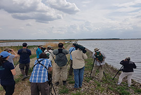 Shorebird Birders (Photo by NCC)