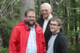 Alan Bonnyman and his two sons (Photo by Mike Dembeck)