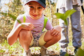 Students get a chance to get their hands dirty and reconnect with nature (Photo by Sandy Nicholson Photography)