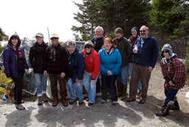 Conservation Volunteers at the plover beach cleanup, NS (Photo by NCC)