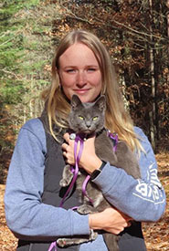 Jasmine Eagleden and her cat, Minnow (Photo courtesy of Jasmine Eagleden)