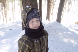 Snowshoeing in Parc de la Gatineau, QC (Photo by DJ)